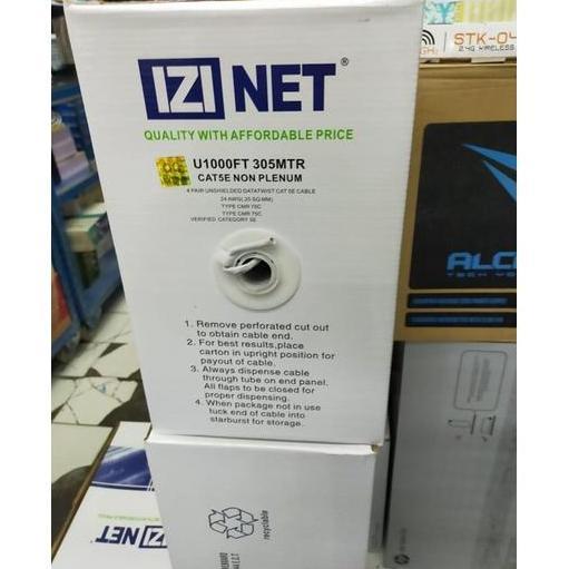 NEW Izinet Cable Lan / Kabel UTP Cat 5 Per Rol 305Meter Murah Resmi