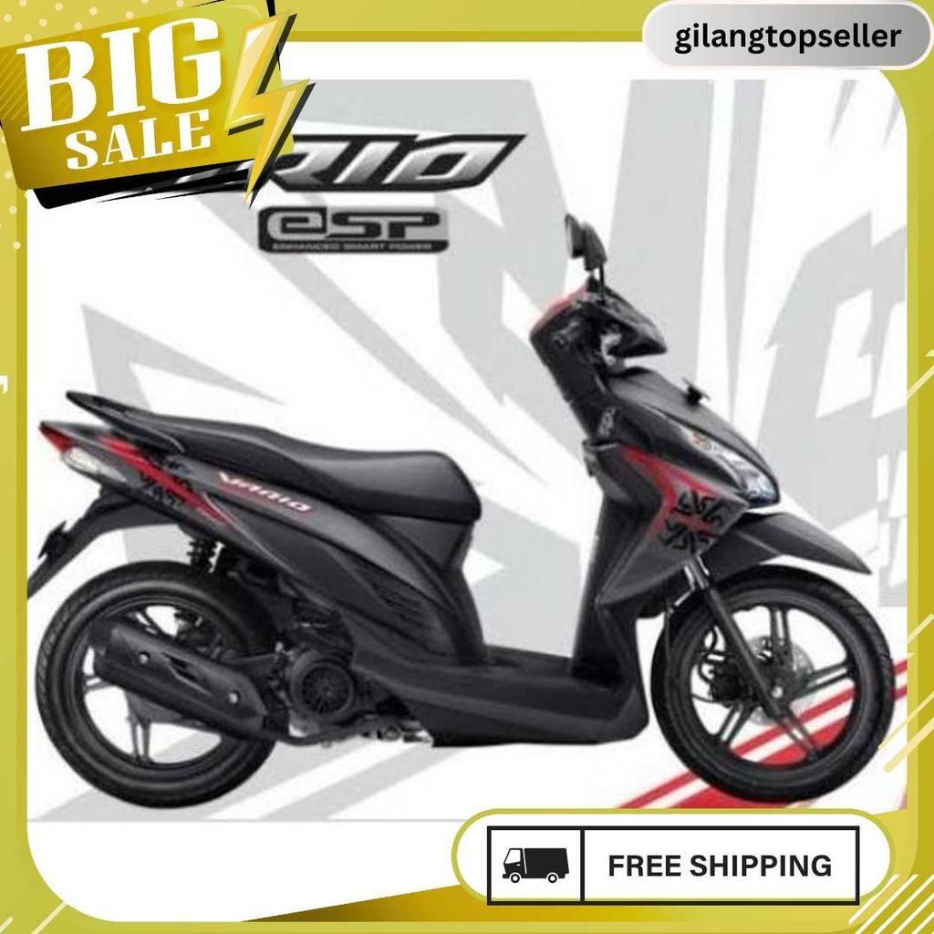 Batok Vario 110 Fi Led Merah Hitam Putih Hitam Doff 2015 2016 2017 2018 / Batok Vario 110 Led 6.6