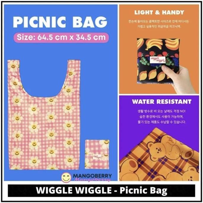 WIGGLE WIGGLE - Picnic Bag Large (wigglewiggle korea)