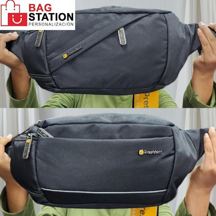 BUM BAG TAS PINGGANG PRESIDENT TAS TRAVEL WAIST BAG PRESIDENT