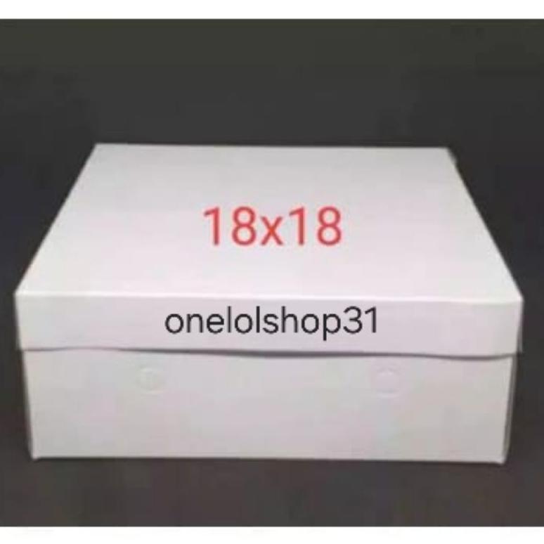 Kotak Box Nasi 18X18 400Gram / Dus Nasi Kotak Uk 18X18 Isi 50Pcs