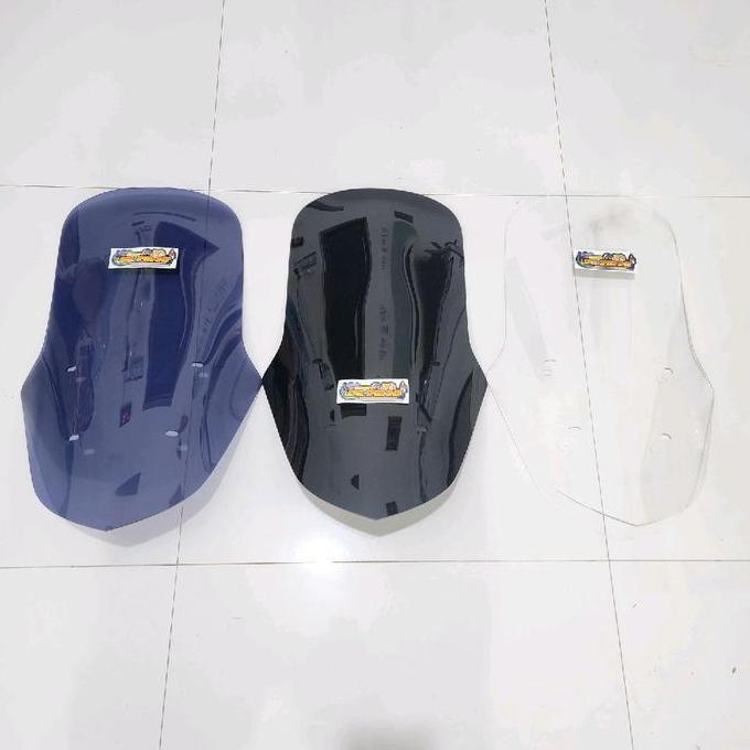 Ready Visor Windshield Nmax Old Nmax Lama Tebal Tinggi Riben Hitam Motorcycle