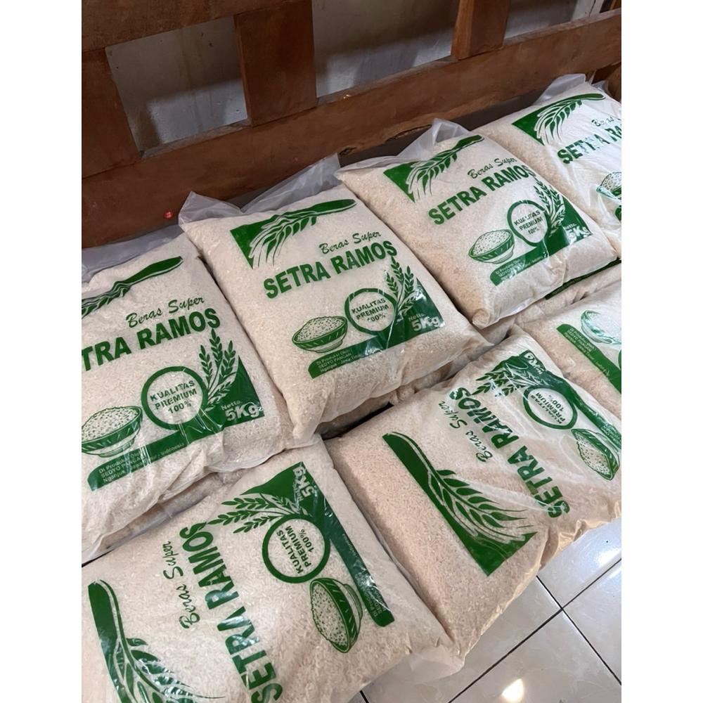 Beras Super Setra Ramos 5Kg Asli Nganjuk Jawa Timur