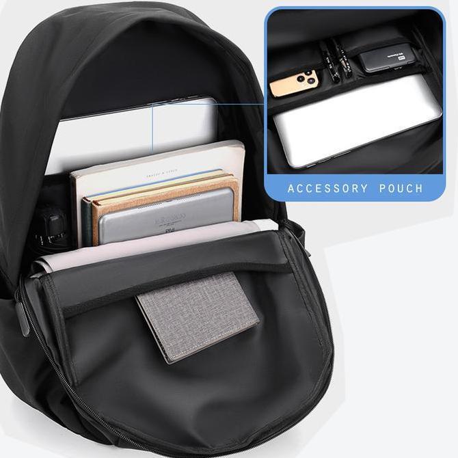 Tas Ransel Backpack Sekolah / Kuliah / Tas Ransel Laptop 13-15.6 Inch