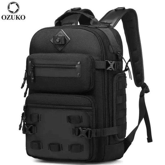 OZUKO Backpack #9601 - Tas Laptop Ransel Pria Sekolah