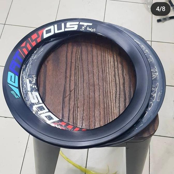 Rims Velg Folding Gt Half5 Hitam Silver 349 406 451 Harga Sepasang