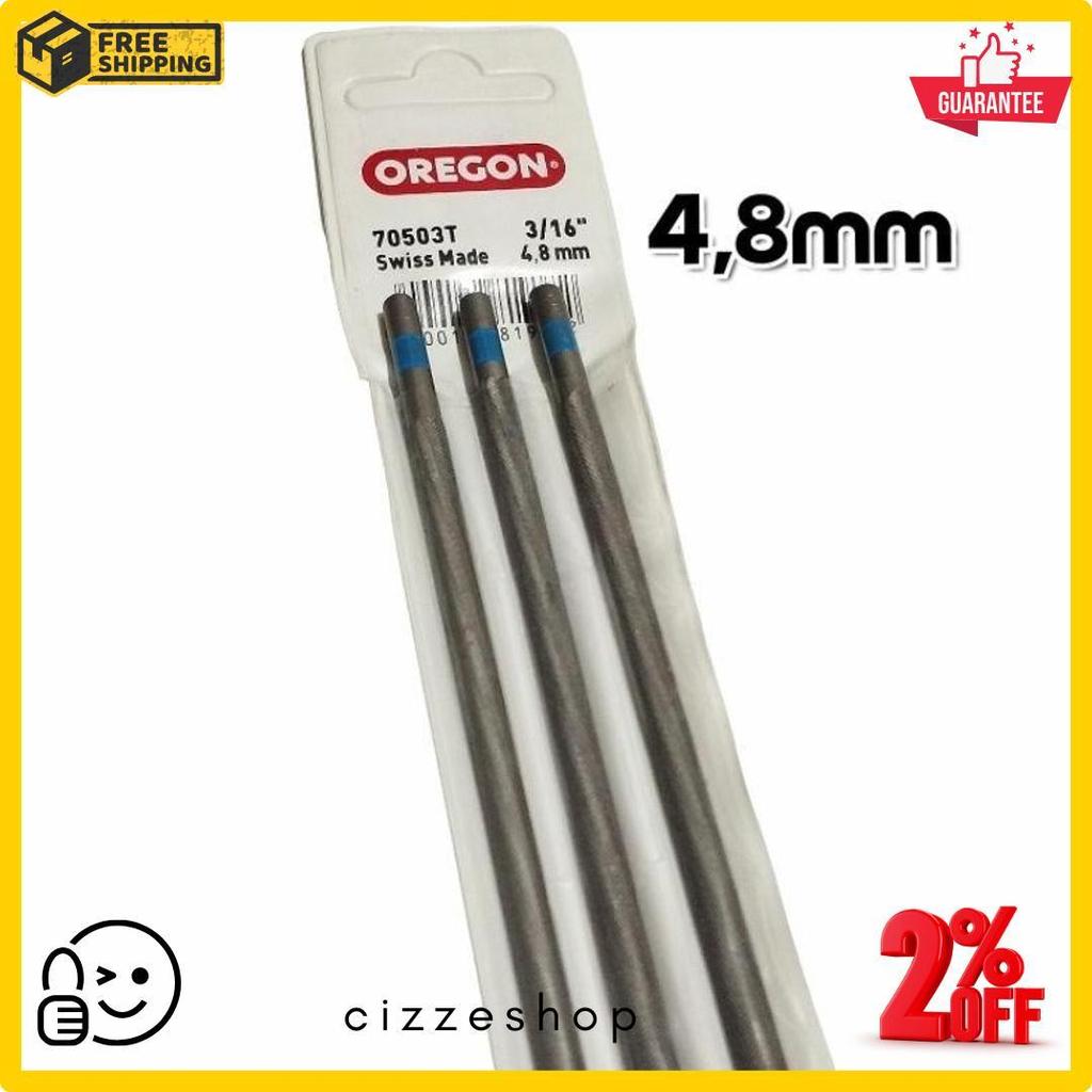 Cusss Serbu 3(Tiga) Pcs Kikir Bulat Untuk Rantai Chainsaw Senso Kecil Besar 5200 5500 5800 070 381 3