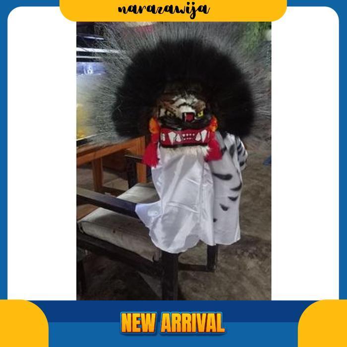 [Drs] Barongan Anak Taring (Kain Loreng Putih) Set1