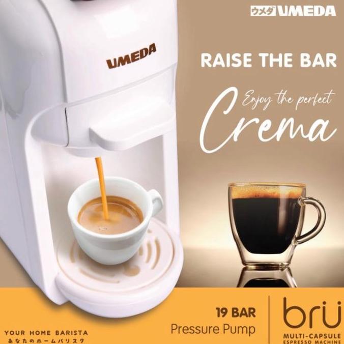 Umeda BRU Mesin Kopi Multi Kapsul - Nespresso Capsule Coffe Maker Machine Mesin Kopi Kapsul Mesin Ko