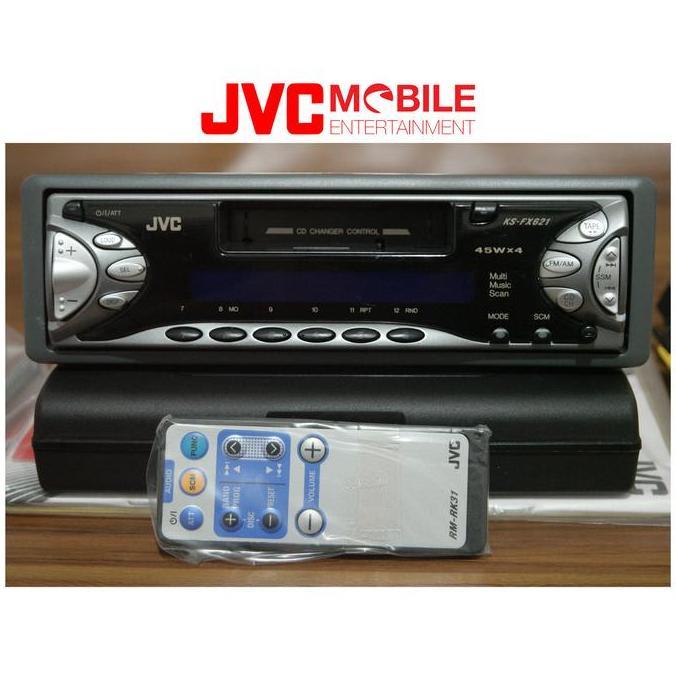 JVC KS-FX621 Tape Single Din Radio Kaset Full Logic RCA Audio Pre-Out HAR