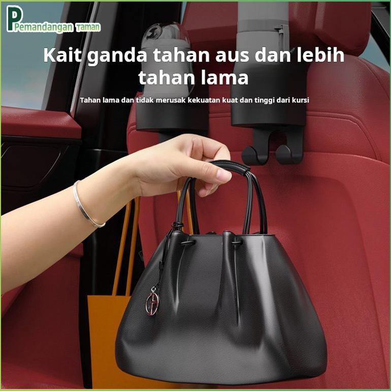 COWSLIP Kotak penyimpanan mobil, pengait jok belakang mobil, tas penyimpanan mobil, tempat gelas mul