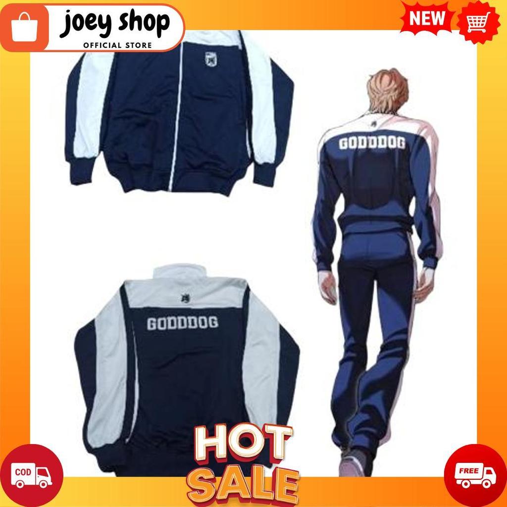 Jaket Tracktop Anime Goddog Premium / Jaket Cosplay Anime Goddog Pria Wanita Terbaru COD[B2][B1]