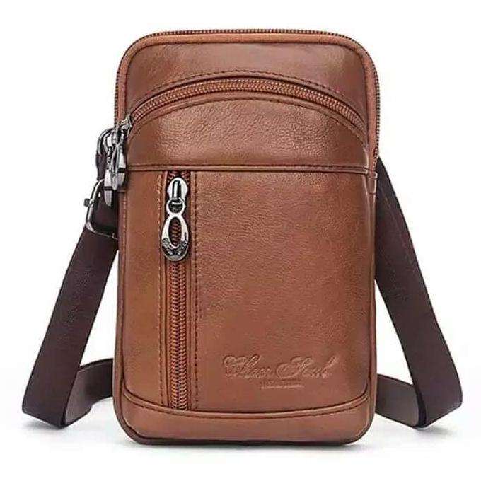 tas selempang kulit mini cheer soul tas kulit fashion tas hp pria 2395