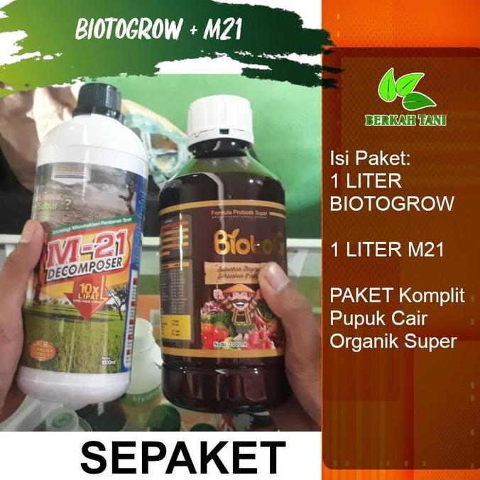 Terlaris Paket Biotogrow Dan M21 Decomposer 1 Liter