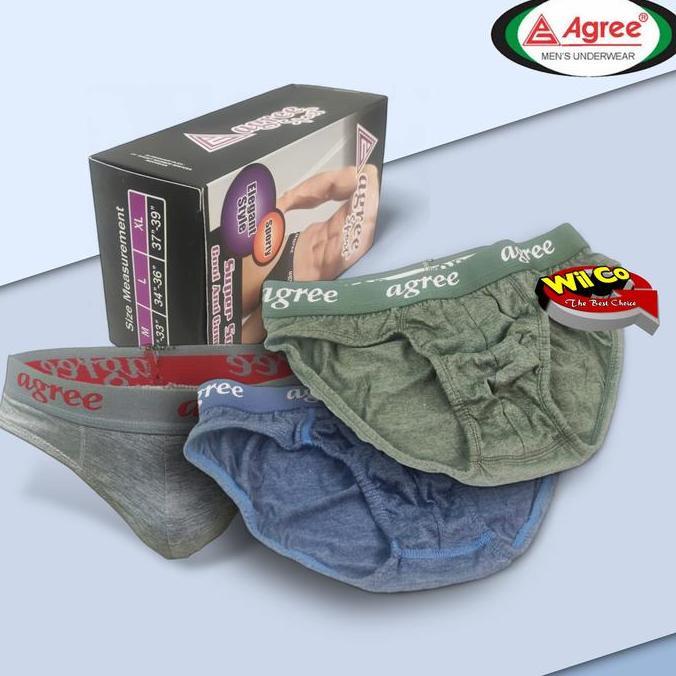 Promo K479 Agree Celana Dalam Pria Dewasa dan Remaja Size M L XL XXL Boxer Cowok COD