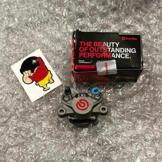 TERMURAH - Kaliper brembo 2p red logo original 2 piston brake pump ori