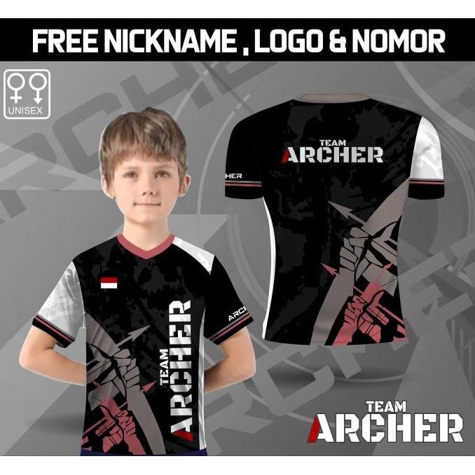 Viral Baju anak kaos olahraga panah jersey panahan terbaru teamcustom