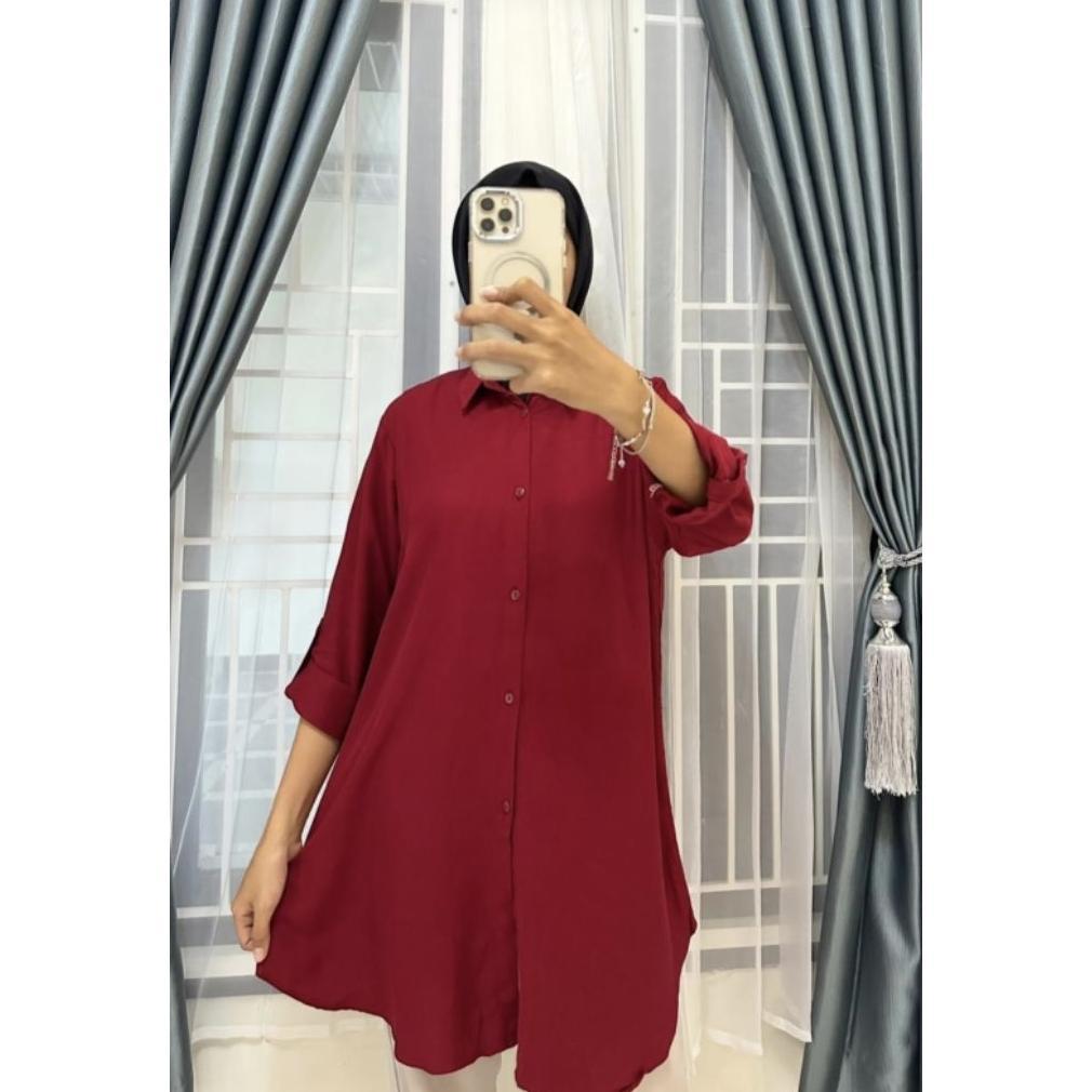 TUNIK JUMBO RAYON TWILL PREMIUM / ATASAN TUNIK JUMBO