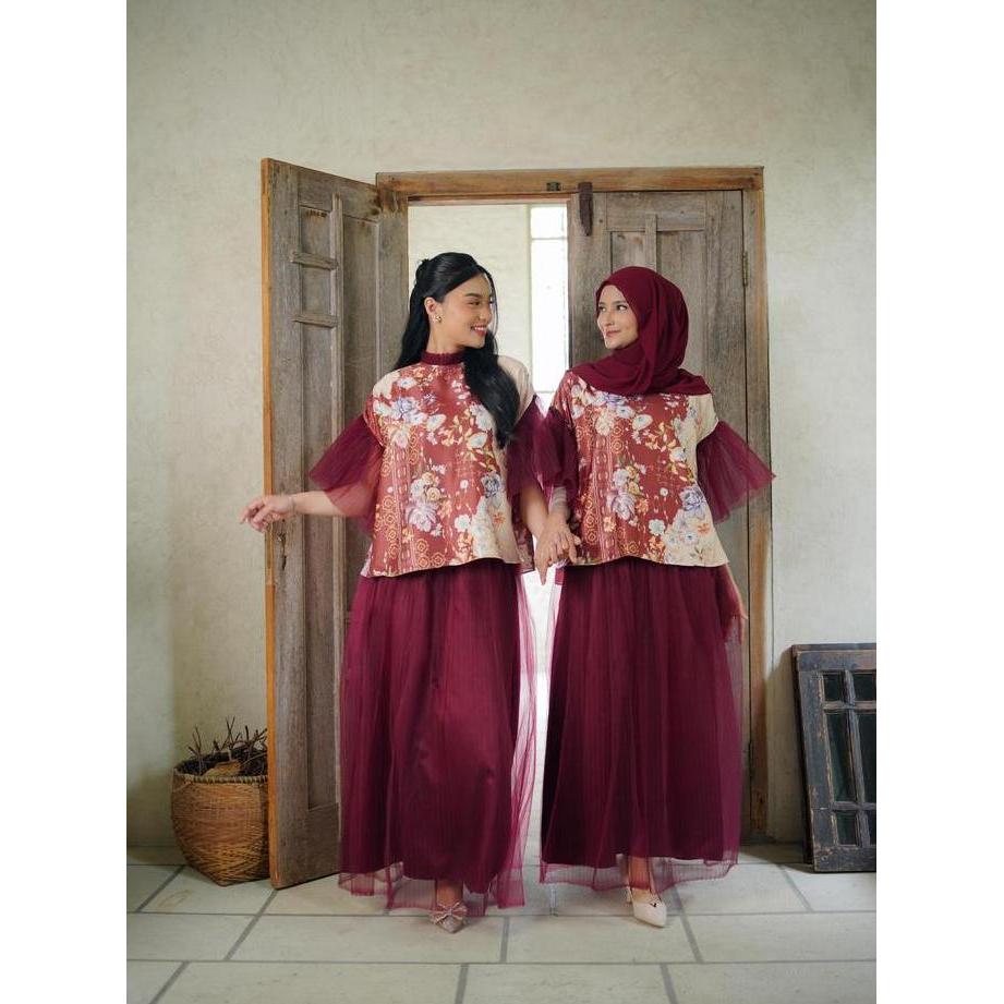 Promo Malika Dress / Dress Muslim / Dress Pesta / Fashion Design & Model Terbaru Wanita Dewasa Panja