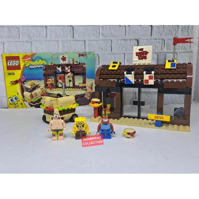 Lego SpongeBob SquarePants Original 3833 - 01 Krusty Krab Adventures (Second Terakit)