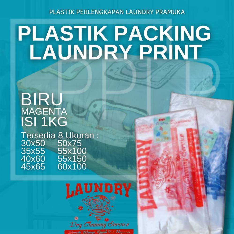 Plastik PP Packing Laundry Print Umum Kiloan Tebal