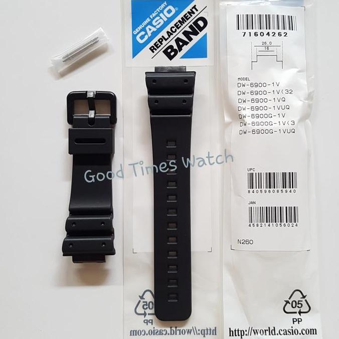 Promo STRAP G-SHOCK DW-6900 DW-6900G DW 6900 DW 6900G CASIO ORIGINAL COD