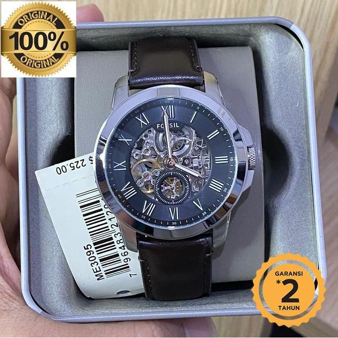 Promo F0SSIL Me3095 Brown Automatic 44mm Original COD