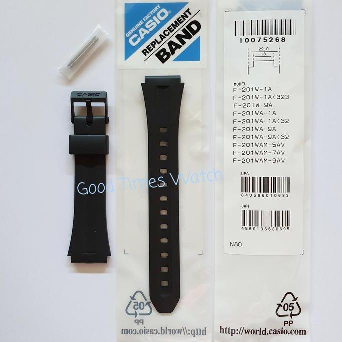 Promo STRAP CASIO F 201W F 201WA F 201WAM F 201 CASIO ORIGINAL COD