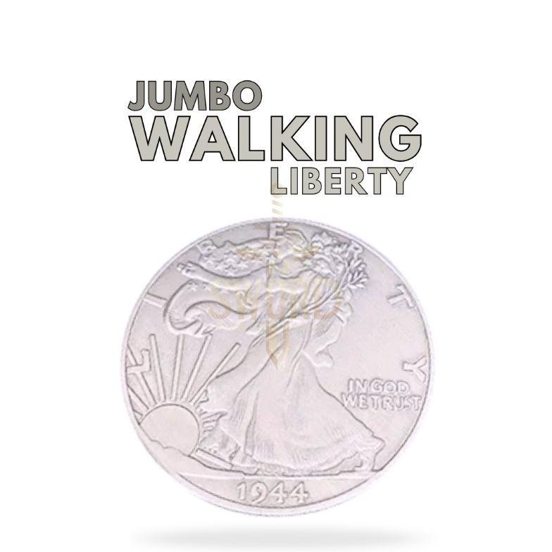 viral Sulap Jumbo Walking Liberty Coin - Walking Liberty Half Dollar - Jumbo Coin - Koin Jumbo - Coi