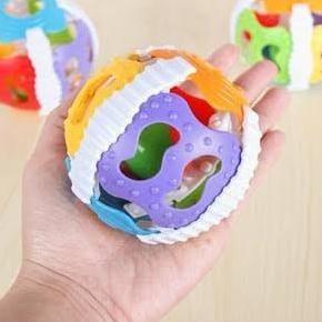 bola kecil kerincingan, mainan bayi, bola kecil, mainan anak bola