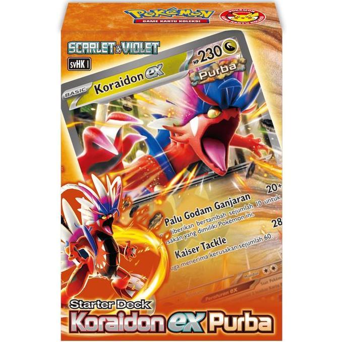 Pokemon TCG Indonesia Starter Deck Koraidon ex Purba SVHK