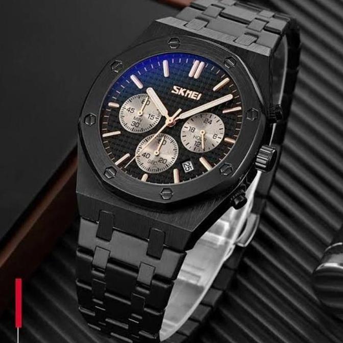 Promo Jam Skmei 9296 chronograph free gift box COD