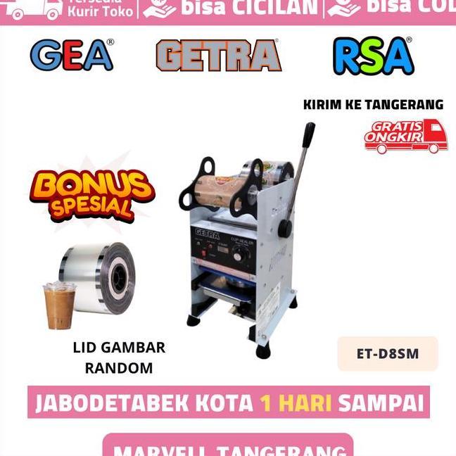 Manual Cup Sealer Machine Getra Et D8Sm Mesin Cup Sealer Manual