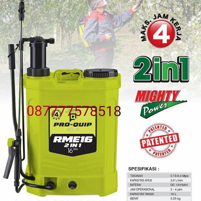 Sprayer Pro Quip RME 16. Alat Semprot Hama Sprayer Disinfektan