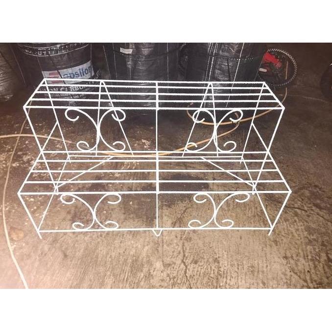 Terlaris 100 Cm / Kerangka Pot Bunga Besi / Pot Standing Besi / Pot Standing