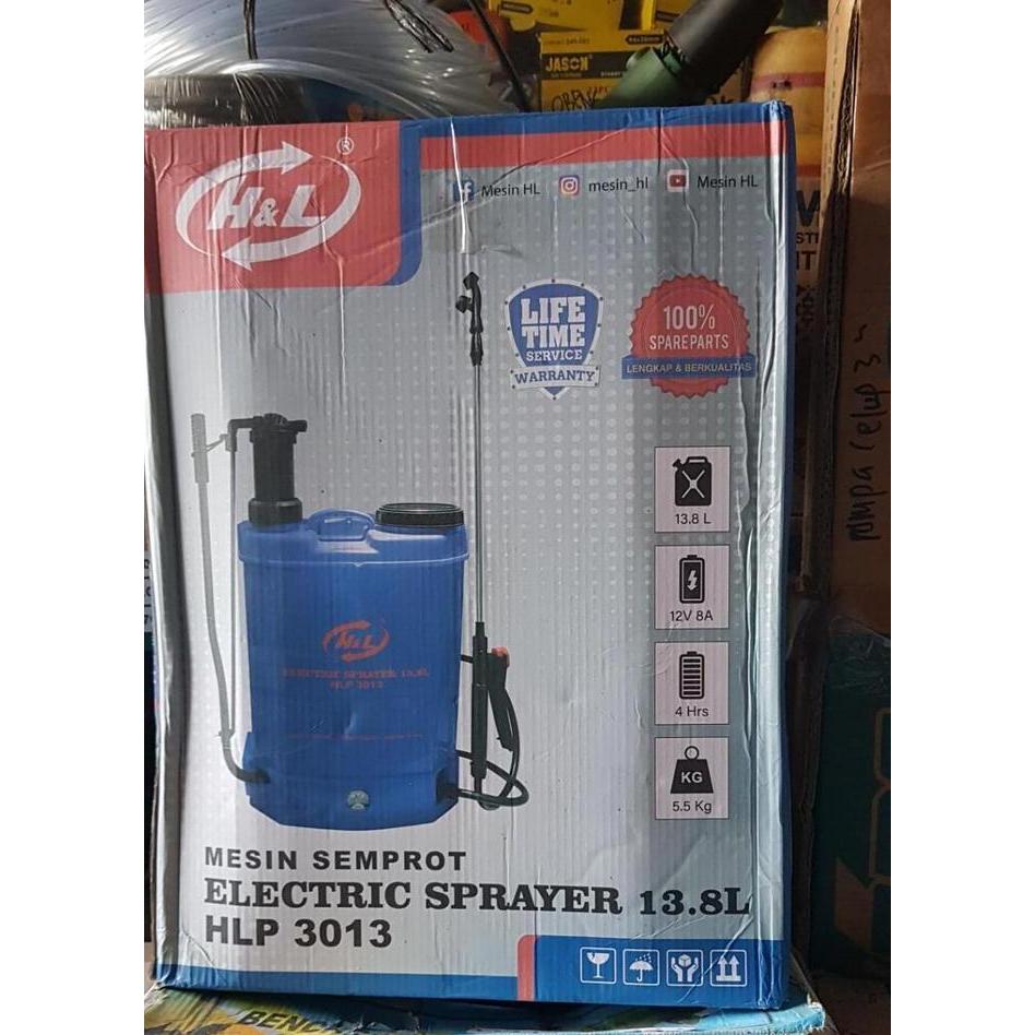 Sprayer elektrik 13,8 L/Alat semprot desinfektan/semprot hama