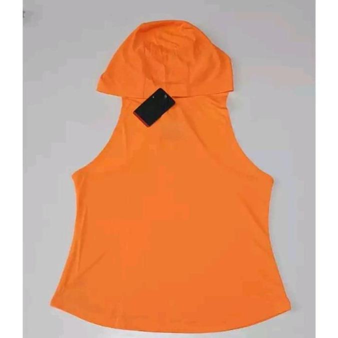 Promo GOTTADNKUA - Tanktop Hoodie Sport Wanita Tank Top OlahRaga Yoga Kaos Lari Cewek Sexy Atasan Se