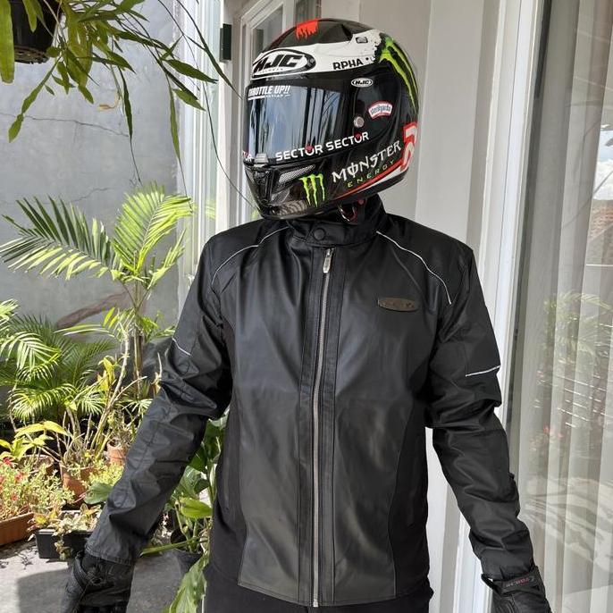 DF21 >> Jaket Kulit Motor Honda PCX Original AHM / Jaket Motor Kulit Touring