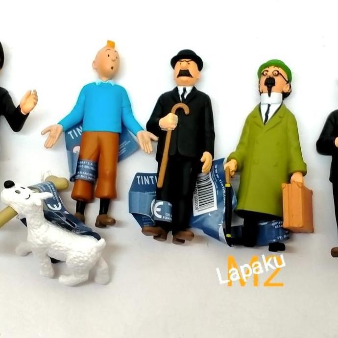 ACTION FIGURE TINTIN ISI 6PCS