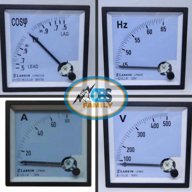 Larkin Analog Voltmeter LP96V / 0-500VAC