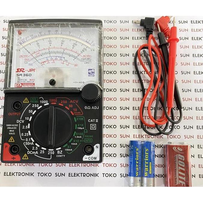 Multitester Analog SR-JPN TY 360 Avo Multitester SR-JPN TY360