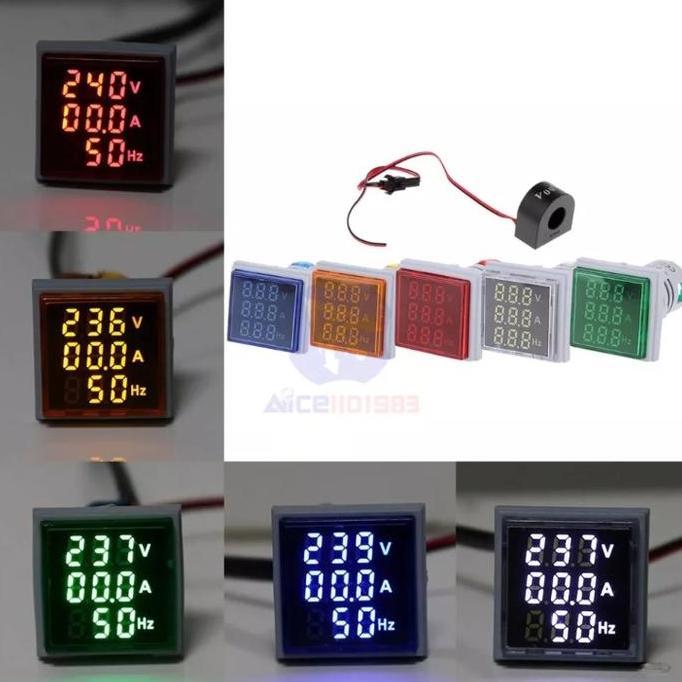 VOLTMETER AMPERE METER HERTZ METER FREQUENCY METER FREKUENSI METER