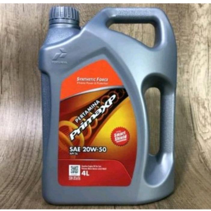 New Oli PrimaXp 4 Liter SAE 20W-50 Oli Prima XP 4L SAE 20W-50