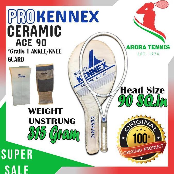 Raket Tenis Tennis VINTAGE PROKENNEX CERAMIC ACE 90