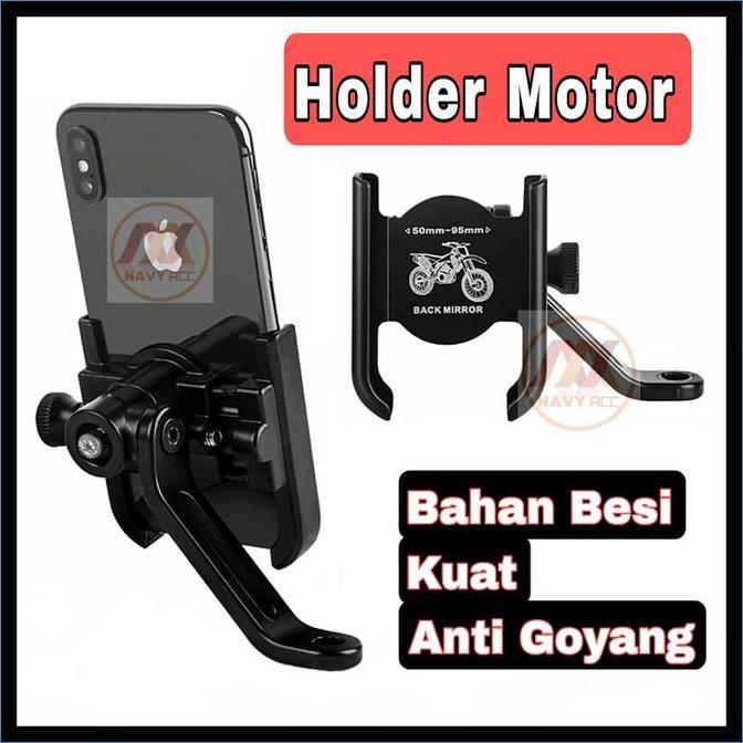 Holder Motor Kaca Spion Bahan Besi Metal Universal Holder Spion 03-H2