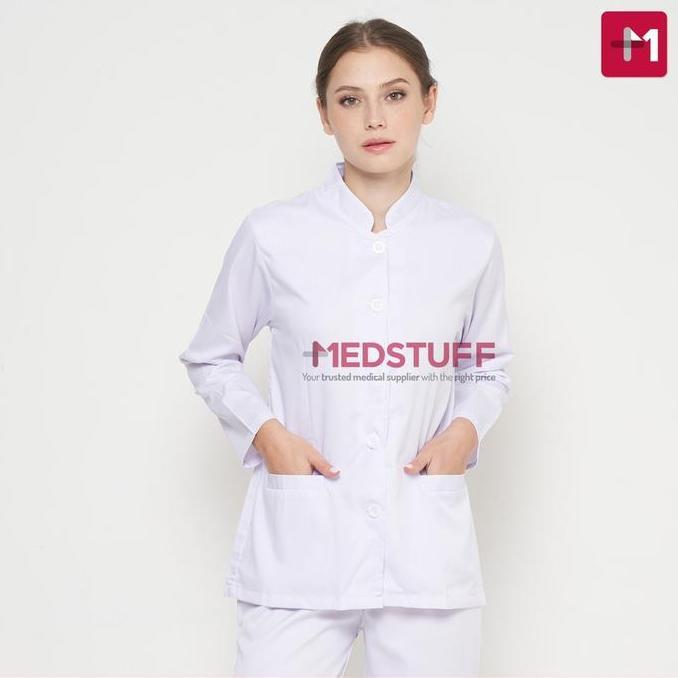 Baju Perawat Bidan Dinas AKPER AKBID Wanita Lengan Panjang