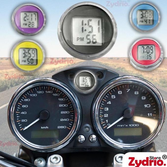 Jam Digital Motor Waterproof IP64 / Jam Stang Motor Tempel Anti Air