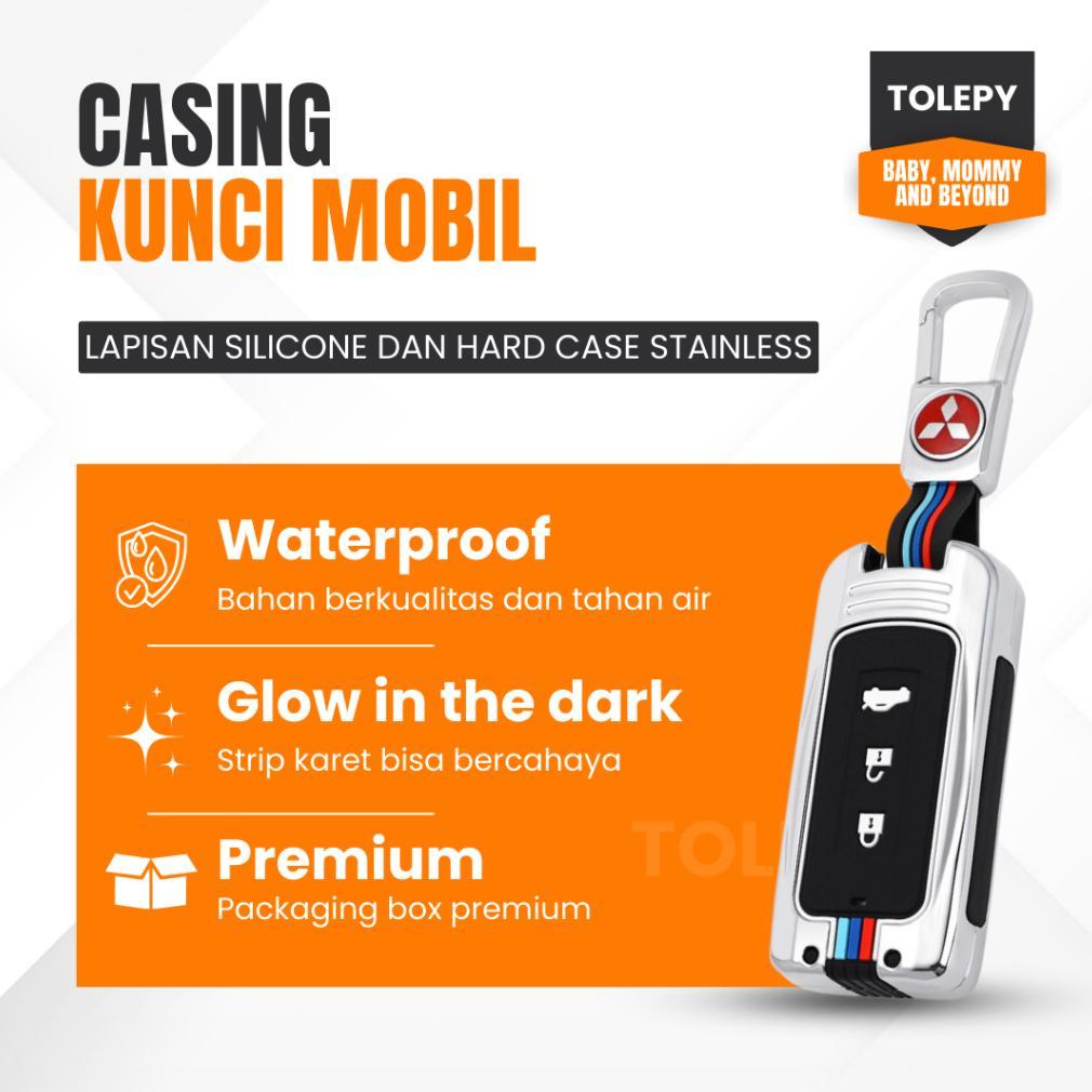 New Cover Kunci Mitsubishi Pajero Sport / Xpander / Xpander Cross / Sarung Kunci Mobil Triton / Outl