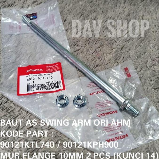 BAUT AS SWING ARM+MUR KARISMA SUPRA X 125 SUPRA X 125 NEW FI REVO LAMA 100 SUPRA FIT NEW ORIGINAL AH