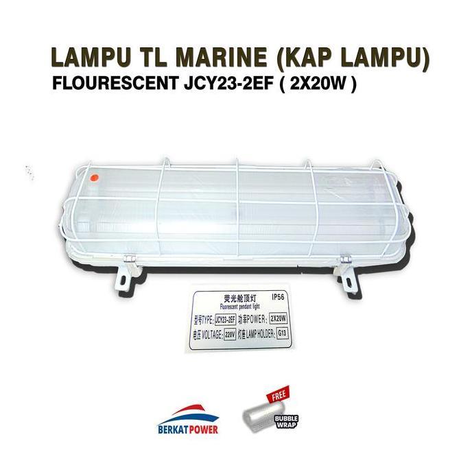 HARGA DISC - Lampu TL Marine Flourescent (Kap Lampu) JCY23 2x20 Watt